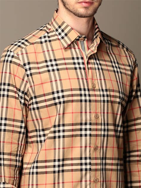 burberry mens t-shirt dimension|designer shirt burberry for men.